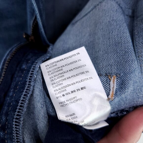 Free People Jeans Women's Size 30 Blue Denim Skinny Leg Stretch Shaping - Picture 12 of 13